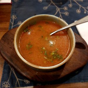 Tomato Soup (110tl) at Dubb Indian Restaurant in Istanbul