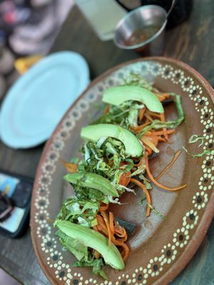 Tinga zanahoria 🥕   at La Chicha in Mexico City