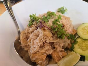 Fried rice with tofu at Chiang Rai in Long Beach