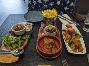 Vegan tapas selection at Central 42 in Beverley