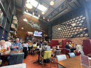 Inside brewery   at Westerham Brewery Tap Room & Shop in Westerham