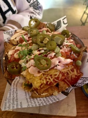 Vegan nacho’s from Burgers & Nacho’s  at Gourmet Market in Tilburg