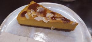 Raw Pumpkin cake at Tula Bistro in Salzburg