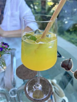 ginger drink  at Tula Bistro in Salzburg