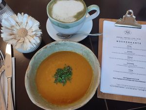 Linsensuppe at Tula Bistro in Salzburg