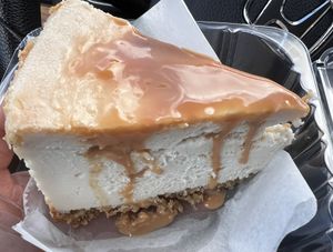 Deulce de leche cheesecake   at Vegan Pastry Lab in Englewood