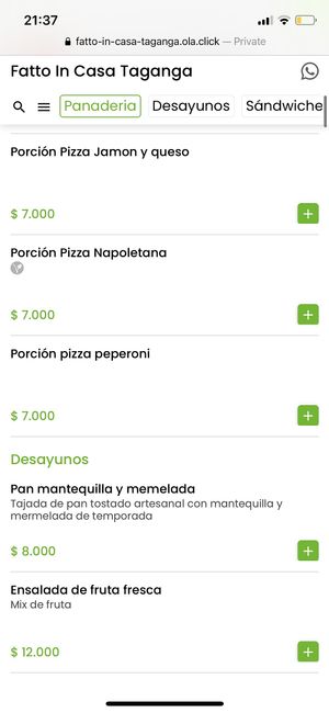 3  at Fatto in Casa  in Taganga