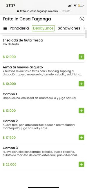 4  at Fatto in Casa  in Taganga