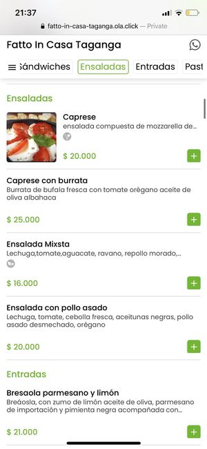 7  at Fatto in Casa  in Taganga