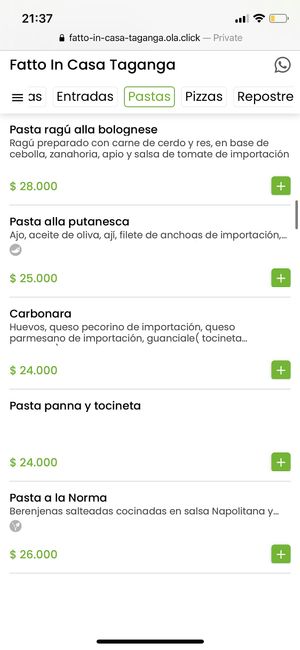 11  at Fatto in Casa  in Taganga