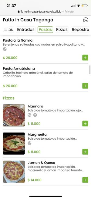 12  at Fatto in Casa  in Taganga