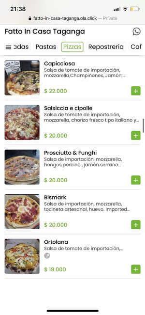 14  at Fatto in Casa  in Taganga