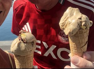 Vegan Pistachio cones  at Berry's - Marinero in Tenerife