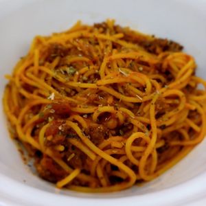 Vegan Spaghetti Bolognese at Vegan Sol in Ajax