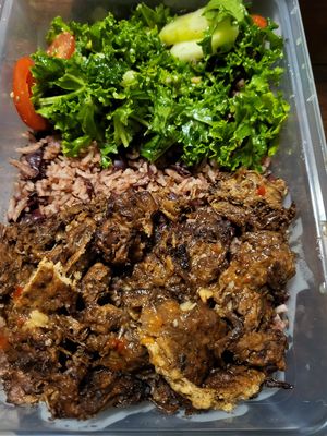 Vegan sol jerk chickn at Vegan Sol in Ajax