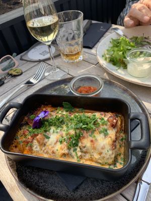 Veggie lasagna   at NOMAD in Bruges