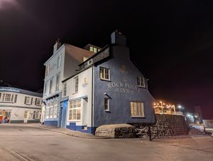 Such a great location at the base of town next to the sea front at Rock Point Inn in Lyme Regis