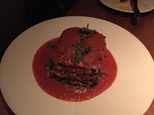 Sublime Lasagna at Sublime Restaurant and Bar in Fort Lauderdale
