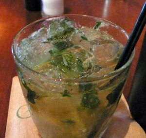 minty-licious mojito at Sublime Restaurant and Bar in Fort Lauderdale