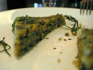 pesto polenta at Sublime Restaurant and Bar in Fort Lauderdale