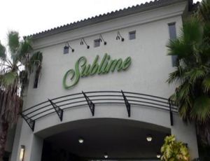 signage at Sublime Restaurant and Bar in Fort Lauderdale