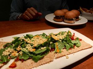 arugula flat bread at Sublime Restaurant and Bar in Fort Lauderdale