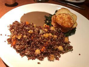 portobello steak stack at Sublime Restaurant and Bar in Fort Lauderdale