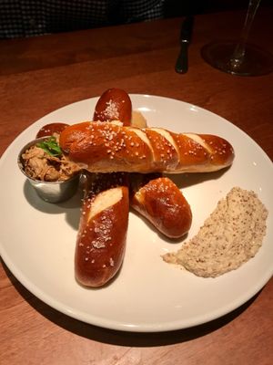 pretzels  at Sublime Restaurant and Bar in Fort Lauderdale