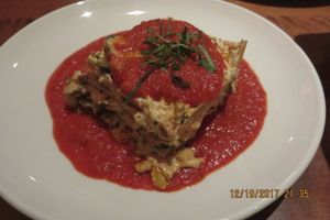 lasagna at Sublime Restaurant and Bar in Fort Lauderdale