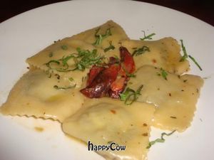 mushroom raviolis at Sublime Restaurant and Bar in Fort Lauderdale