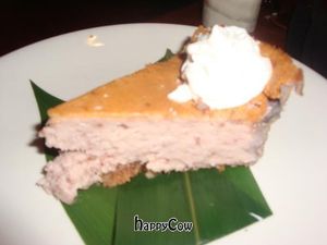 strawberry cheesecake at Sublime Restaurant and Bar in Fort Lauderdale