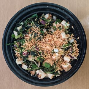 Tofu Poke bowl at Soho SushiBurrito - Sahara in Las Vegas