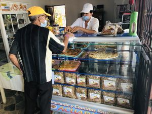 lots of vegan sweets  at Aquarius in Cucuta