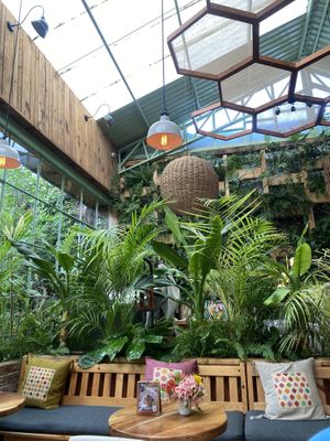 Interior   at Sarajevo Cafe Jardin in San Cristobal De Las Casas