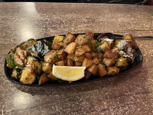 Batata, Koussa and Batinjan Hara Tapas  at Tagine Tapas & Grill in Leederville