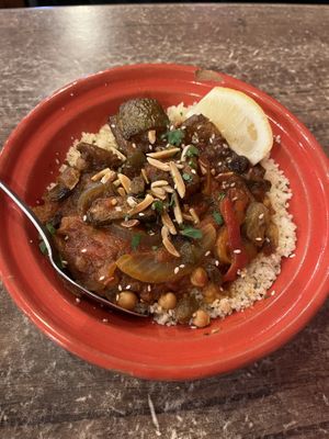 Mousaka Tagine with Couscous   at Tagine Tapas & Grill in Leederville