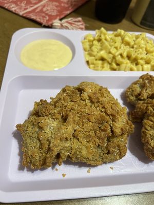 VEGAN FRIED CHICKEN!!!  at Atlas Monroe in San Diego