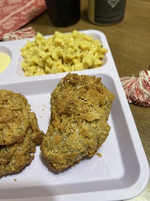 VEGAN FRIED CHICKEN!!!  at Atlas Monroe in San Diego