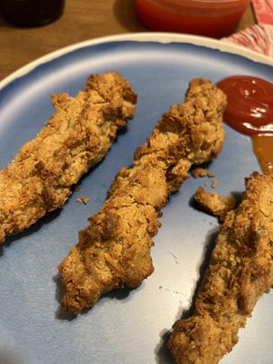 Extra Crispy Chick’n Strips  at Atlas Monroe in San Diego