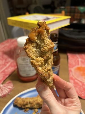 Paired with Num Num hot mustard bbq sauce  at Atlas Monroe in San Diego