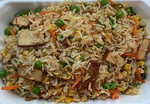 Tofu Fried Rice at Chinese Xiang Cuisine in Roseburg