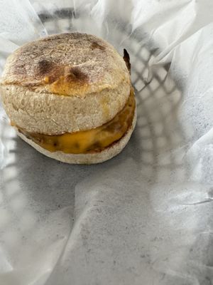 Vegan breakfast sausage   at Moxie Eatery in Denver