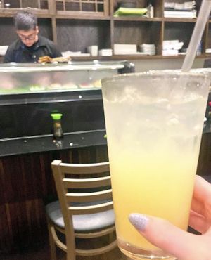 virgin lychee sangria  at Zen Sushi in Dallas