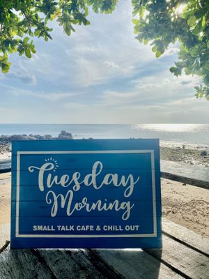 Our small beach   at Tuesday Morning in Koh Lanta