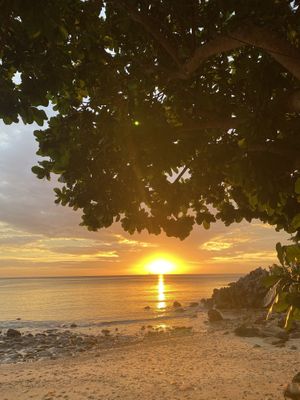 Wonderful sunset  at Tuesday Morning in Koh Lanta