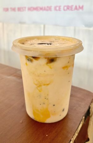 Passionfruit sorbett  at Dairy King in Galle