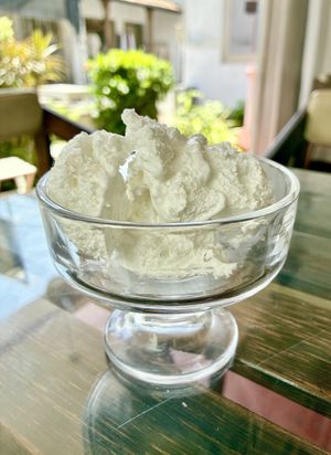 Coconut ice cream   at Dairy King in Galle