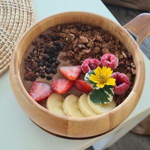 Cheat day smoothie bowl at D-Day Smoothie Bar in Hua Hin