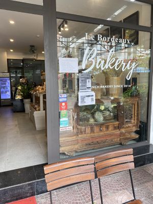 Outside the bakery  at Le Bordeaux in Da Nang
