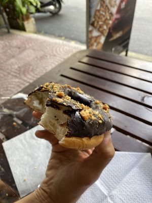 Choc donuts  at Le Bordeaux in Da Nang